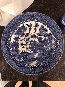 House of Blue Willow 1899 Japan 9 1/4" Teller Antik - Bild 1 von 8