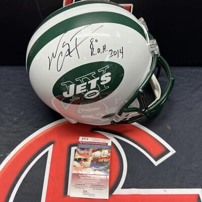 Wayne Chrebet Signed New York Jets Replica Helmet Autographed Inscribed JSA - Image 1 of 4