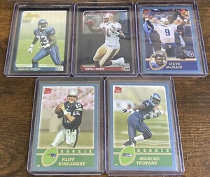 Trufant Owens McNair Kingsbury 2003 Bowman Chrome Topps Rookie RC Lot (5) RL01 - Picture 1 of 2