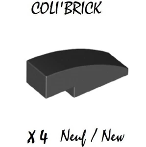 Lego 50950 - 4x Curved Stein / Slope, Curved 3x1 No Studs - Schwarz / Black - NEU - Bild 1 von 1
