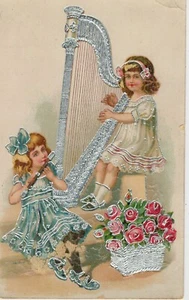 Card Supplies Girl - Tridion Silver - Small Format - Non Viaggiata - Bild 1 von 2