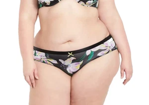 Cacique~New With Tags~Floral No-Show Hipster Panty~Size 22-24W (2-2X) - Picture 1 of 6