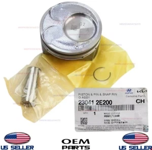 Genuine Piston & Pin 1pcs OEM Hyundai Kia 2.0L 2014-2019 *See compatibility - Picture 1 of 1