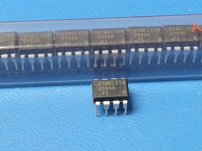 (5 PCS) AT25640-10PI ATMEL EEPROM Memoria IC 64Kbit SPI 3 MHz 8-PDIP Foto 1 de 2