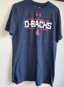 NWOT Under Armour MLB Arizona Dbacks Baseball Grey Heather Tee Shirt Mens Size M - Picture 1 of 5