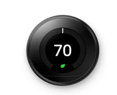 Google Nest T3018US 3rd Generation Smart Learning Thermostat - Mirror Black - Image 1 of 3