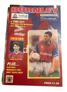 BURNLEY V YORK CITY - DIVISION TWO - 6/11/1993 - Picture 1 of 1