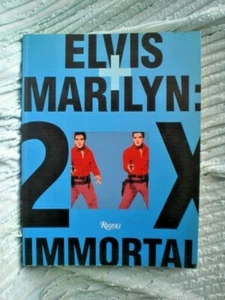 ELVIS PRESLEY & MARILYN MONROE BOOK 2 X IMMORTAL SEE PICTURES VERY GOOD CONDITON - Picture 1 of 8