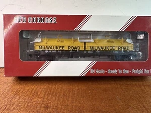 Coche bobina HO Red Caboose Milwaukee Road RR-32527-5 100 toneladas nuevo-antiguo-stock # 92222 - Imagen 1 de 2