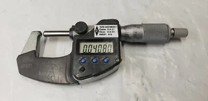 Mitutoyo 395-371-30 0-1" x .00005" Spherical Anvil Spindle Micrometer IP65 - Picture 1 of 5