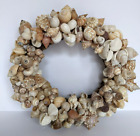 Large Assorted Seashell Wreath 11" Indoor Outdoor Decoration Holiday Ornaments