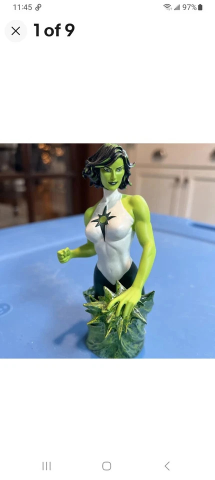 DC Direct нефрит женщин DC Universe бюст серии 2 Терри Додсон новый в коробке - Изображение 1 из 4