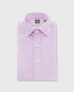 Sid Mashburn Pink End On End Mens Dress Shirt Size 17.5x36 Classic Fit Button Up - Picture 1 of 5
