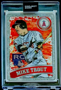 TOPPS PROJECT 2020 #100 2011 #US175 MIKE TROUT RC by BLAKE JAMIESON NEW w/ BOX - Picture 1 of 2