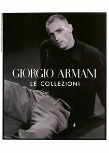 1998 PRINT AD - ARMANI GIORGIO ARMANI LE COLLEZIONI FASHION CLOTHING AD - Picture 1 of 1