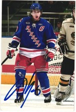 Dan Kelly Autographed 4x6 Color Photo Kitchener Rangers #8 Team Captain B