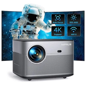 Vidéoprojecteur Wifi-6 Bluetooth Full HD 1080P, 20000 Lumens, 4K Supporté, 300" - Photo 1/6