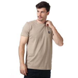 Men's Weekend Offender Kingston Short Sleeve Cotton T-Shirt in Cream