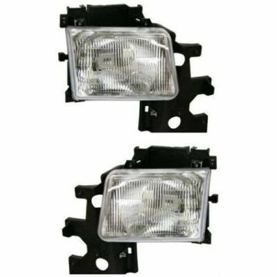 Nuevo juego de 2 conjuntos de faros halógenos laterales izquierdo y derecho para Dodge B1500 B2500 Foto 1 de 4