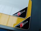 Sline Gel Resin Corner 3D Gel Badge Resin Sticker Audi