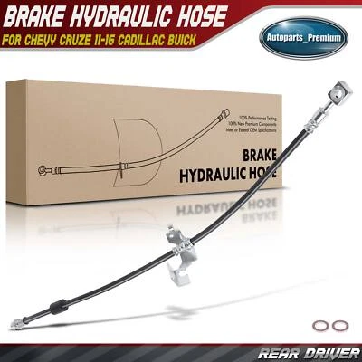 Manguera hidráulica de freno trasero izquierdo para Chevrolet Cruze 11-16 Cadillac ELR Buick Verano Foto 1 de 4