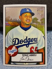 2007 TOPPS '52 ROOKIES CHROME TONY ABREU 0845/1952 LOS ANGELES DODGERS