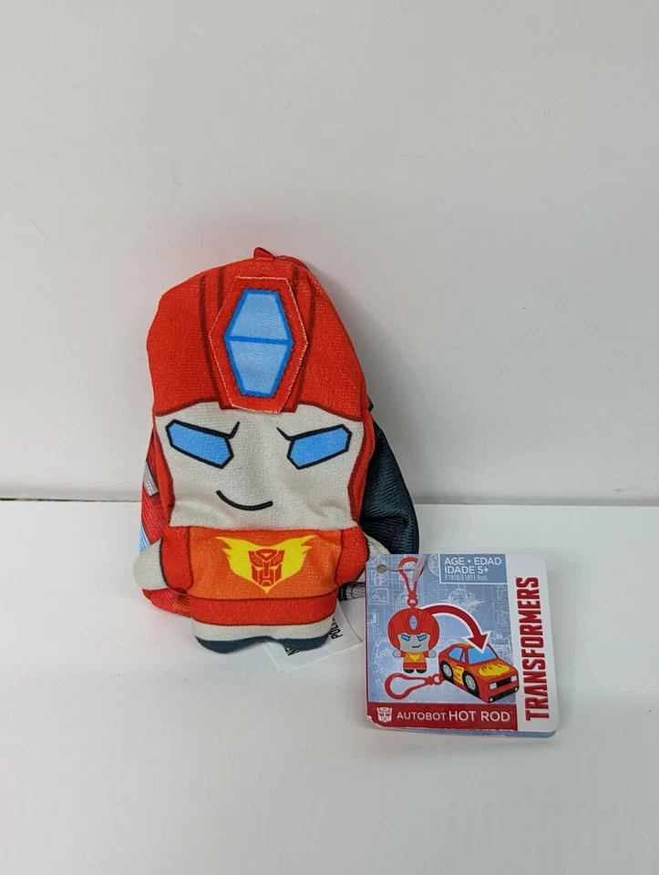 Clip Bots Hot Rod Transformers G1 Cyberverse Plush Hasbro 2018