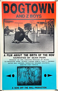 Dogtown and Z boys (2001) Ultra rare original vintage skate movie poster