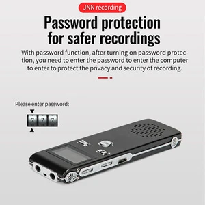 Digital Voice Recorder Noise Reduction Built In Dual Microphone Recording Device - Picture 1 of 12