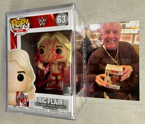 Funko Pop WWE Autographed Signed Ric Flair #63 Red Robe WWF Wrestling Figure - Picture 1 of 15