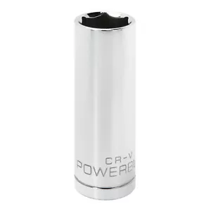 Powerbuilt 1/2 Inch Drive x 3/4 Inch 6 Point Deep Socket - 642203 - Picture 1 of 5