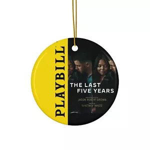 Adorno de cerámica The Last Five Years Broadway Play Circle - Imagen 1 de 4