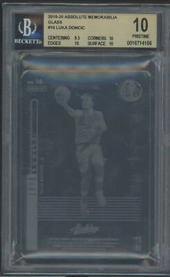 2019-20 Absolute LUKA DONCIC Glass Case Hit SSP BGS 10 - Image 1 of 2
