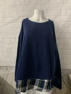 Sudadera IZOD Tie Front 2-Fer Azul XXL Foto 1 de 4