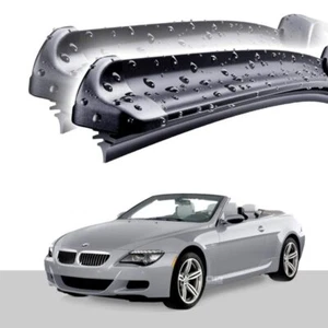 Wipers BMW 6 Series E64 2004-2010 Convertible Twin Pack Wiper Blades 2423B1 |... - Picture 1 of 1