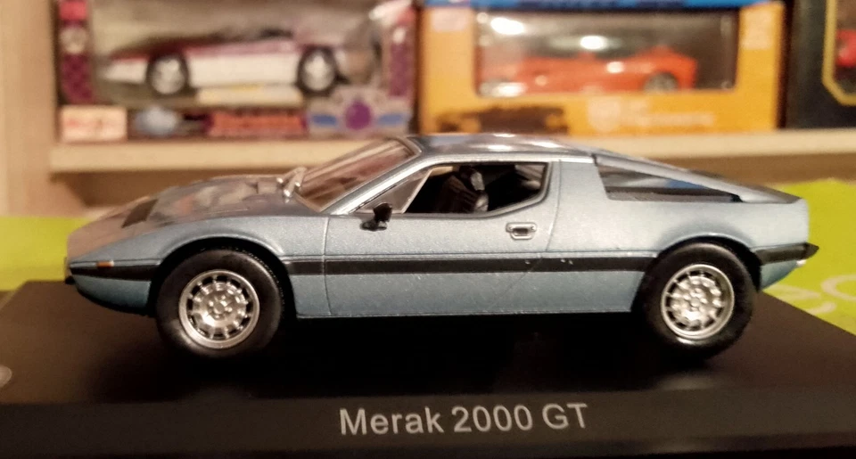 DIE CAST  Maserati merak gt edicola  SCALA 1/43 - Immagine 1 di 1
