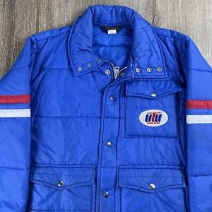 Vintage Swingster Nylon Jacket Mechanics Union Made in USA 70's Blue Men's M - Picture 1 of 22