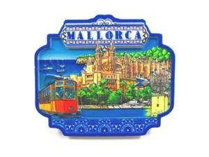 Mallorca Magnet Souvenir Spanien Insel 7 cm Kathedrale Kirche Fliese - Bild 1 von 4