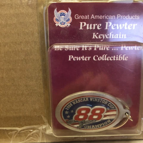 Dale Jarrett #88 1999 NASCAR Winston Cup Champion Pewter Key Chain Cover