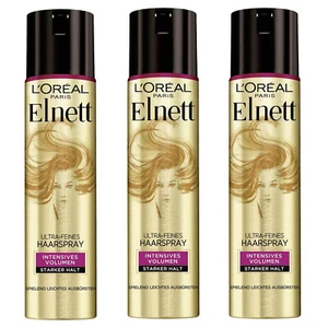 3x 75ml Loreal Paris Elnett Intensives Volumen ultra feines Haarspray L'Oréal - Bild 1 von 3