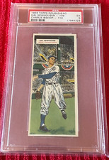 1955 TOPPS DOUBLE HEADER #109 HAL NEWHOUSER #110 CHARLIE BISHOP PSA 5 BEAUTY