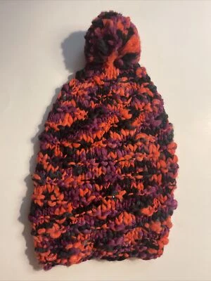 Gorro Burton para mujer talla única nuevo. Multicolor - Naranja oscuro/Negro/Púrpura Foto 1 de 4