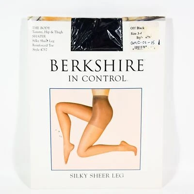 Pantimedias Berkshire In Control reforzadas modeladoras de cuerpo NEGRAS APAGADAS talla 3-4 Foto 1 de 3