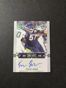 2022 Leaf Draft #BA-TJ2 Travis Jones Autographs Connecticut Huskies - Picture 1 of 2