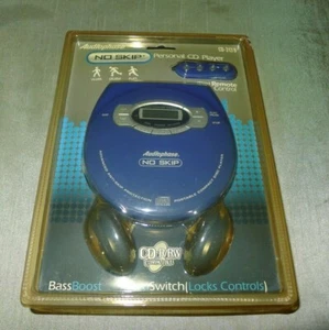 Audiophase CD Player CD313B Blue & Remote Control & Headphones New - Bild 1 von 4