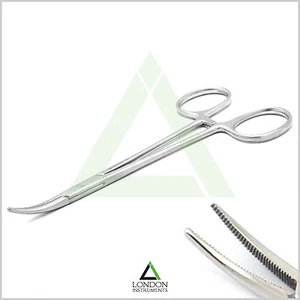 Hemostat Mosquito LOCKING FORCEPS Curved Hair Puller Surgical CLAMP FORCEPS - Picture 1 of 16