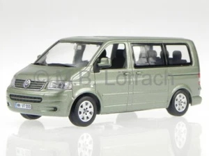 VW T5 Multivan 2003 fresco green diecast model car Minichamps 1/43 - Picture 1 of 5