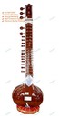 Professional High Quality Sound 7 Main String Musical Instrument Acoustic Sitar