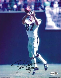 Autographed DAVE CASPER "HOF 02" Oakland Raiders 8x10 Photo w/ JSA COA - Picture 1 of 1