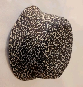  Fischerhut Damenmode Leopardenmuster Tiermotiv hellbraun und schwarz   - Bild 1 von 7